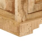 vidaXL Table de chevet 40x35x50 cm bois de manguier massif