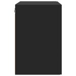 vidaXL Armoire murale noir 80x42 5x64 cm bois d'ingénierie