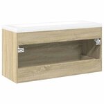 vidaXL Ensemble de meubles de salle de bain 2 Pièces chêne sonoma