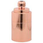 vidaXL Douilles de lampe 2 Pièces bronze or rose E27