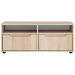 vidaXL Meuble TV VISNES chêne sonoma 100x40x38 cm bois d'ingénierie