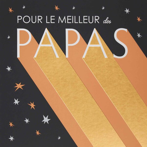 Carte De Vœux - Pour Le Meilleur Des Papas - Draeger paris