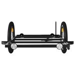 vidaXL Remorque de vélo noir 126x63x34 cm fer