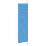 vidaXL Store plissé bleu 65x200 cm largeur du tissu 64 4 cm polyester