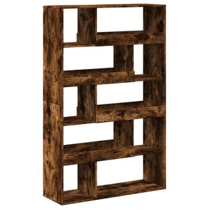 vidaXL Bibliothèque chêne fumé 100x33x156 5 cm bois d'ingénierie