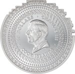 Pièce de monnaie en Argent 10 Dollars g 62.2 (2 oz) Millésime 2024 Reconstruction ELEPHANT