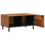 vidaXL Table basse Marron 80 x 50 x 40 cm Bois de mangue massif
