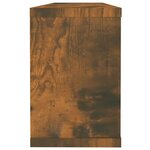 vidaXL Étagères murales cube 6 Pièces Chêne fumé 60x15x23 cm Bois
