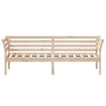 vidaXL Lit de jour sans matelas 80x200 cm bois de pin massif