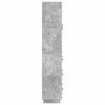vidaXL Ensemble de Meubles 2 Pièces Gris béton 66 x 34 5 x 87 cm