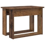 vidaXL Ensemble de tables basses 2 Pièces Bois ancien Bois d'ingénierie