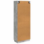 vidaXL Ensemble de Meubles 2 Pièces Gris béton Bois d'ingénierie