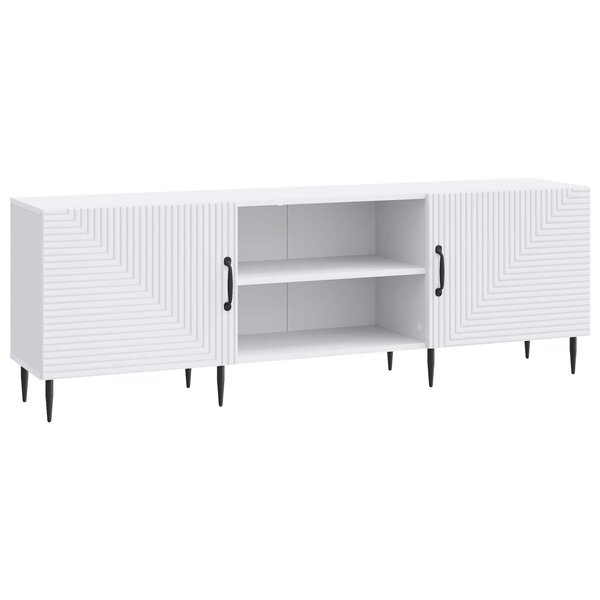 vidaXL Meuble TV 150 x 31 x 50 cm Blanc Bois d'ingénierie