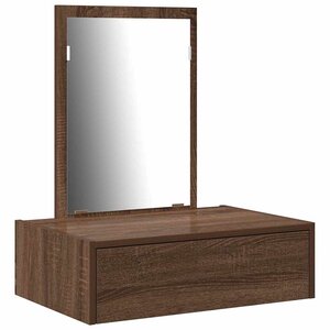 vidaXL Table de Toilette Marron 60 x 40 x 70 cm Bois d'ingénierie