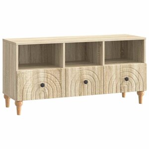 vidaXL Meuble TV 102 x 34 5 x 50 cm Chêne Sonoma Bois d’ingénierie