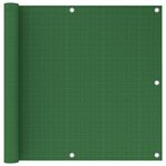 vidaXL Écran de balcon Vert clair 90x300 cm PEHD