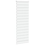 vidaXL Store zèbre blanc 75x200 cm largeur du tissu 70 9 cm polyester