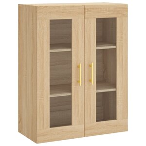 vidaXL Armoire murale chêne sonoma 69 5x34x90 cm