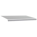vidaXL Auvent rétractable anthracite et blanc 5x3 m tissu et aluminium