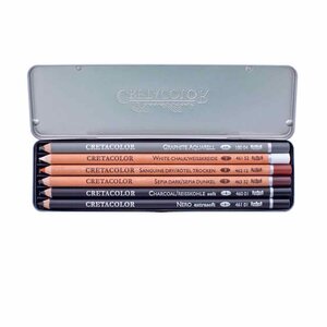 Set 6 crayons de dessin à esquisse primo