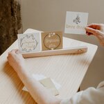 Carte - Joyeuses fêtes - Doré