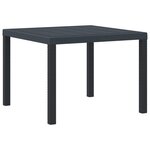 vidaXL Ensemble de salle à manger pour jardin 5 Pièces Anthracite