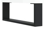 vidaXL Tables de chevet 2 Pièces blanc brillant 40x35x69 cm