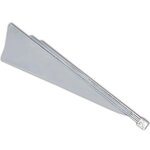 vidaXL Auvent latéral pliable de balcon Gris 140x140 cm