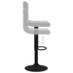 vidaXL Tabourets de bar lot de 2 gris clair velours