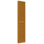 vidaXL Cloison de séparation 6 panneaux marron bois paulownia massif