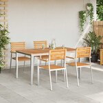 vidaXL Ensemble de salle à manger pour jardin 5 Pièces