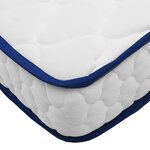 vidaXL Matelas en mousse à mémoire de forme 200 x 180 x 17 cm