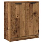 vidaXL Buffets 3 Pièces vieux bois 60x30x70 cm bois d'ingénierie