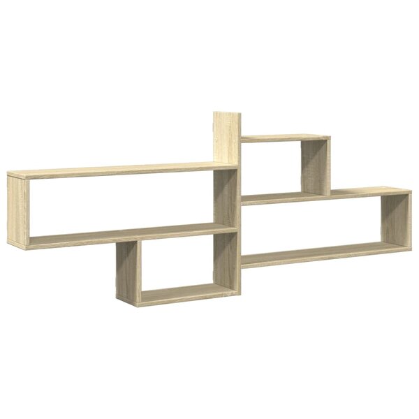 vidaXL Étagère murale chêne sonoma 167 5x18x68 cm bois d'ingénierie