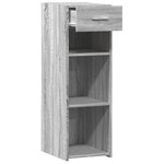 vidaXL Buffet sonoma gris 30x42 5x93 cm bois d'ingénierie