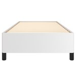 vidaXL Cadre de lit sans matelas blanc 90x190 cm similicuir