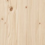vidaXL Tête de lit murale 204x3x80 cm Bois massif de pin