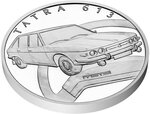 Pièce de monnaie en Argent 1 Dollar g 31.1 (1 oz) Millésime 2025 On Wheels TATRA