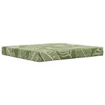 vidaXL Coussin de canapé d'extérieur 2 Pièces Modèle feuille Polyester