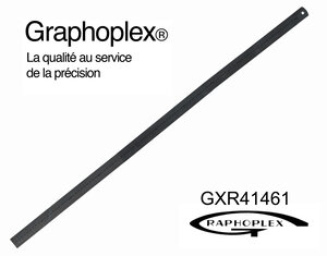 Réglet acier épais ép   1mm l   24mm L   100cm