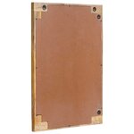 vidaXL Miroir de salle de bain avec miroir Marron 50 x 2 5 x 70 cm