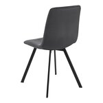Lot de 4 chaises de salle à manger moderne design robuste 89 x 44 x 54 cm gris foncé 03_0009841