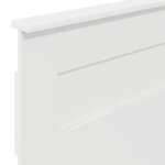 vidaXL Tête de lit avec tête de lit Blanc 100 cm Bois d'ingénierie