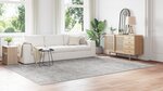 Tapis shaggy vidaXL avec support en latex gris 240x340 cm