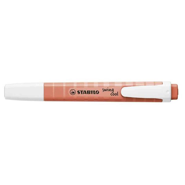 Surligneur Swing cool Pastel Edition Pointe 1-4 mm Rouge corail STABILO