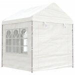 vidaXL Belvédère avec toit blanc 6 69x2 28x2 69 m polyéthylène