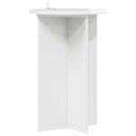 vidaXL Support de Plante 2 pièces Blanc brillant Ø40 x 60 cm