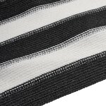 vidaXL Filet brise-vue anthracite et blanc 1 8x25 m PEHD 195 g/m²