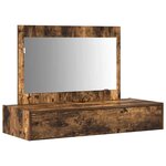 vidaXL Table de Toilette Marron 100 x 40 x 70 cm Bois d'ingénierie