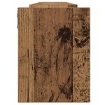 vidaXL Étagères murales 2 Pièces vieux bois 100x15x20cm bois d'ingénierie